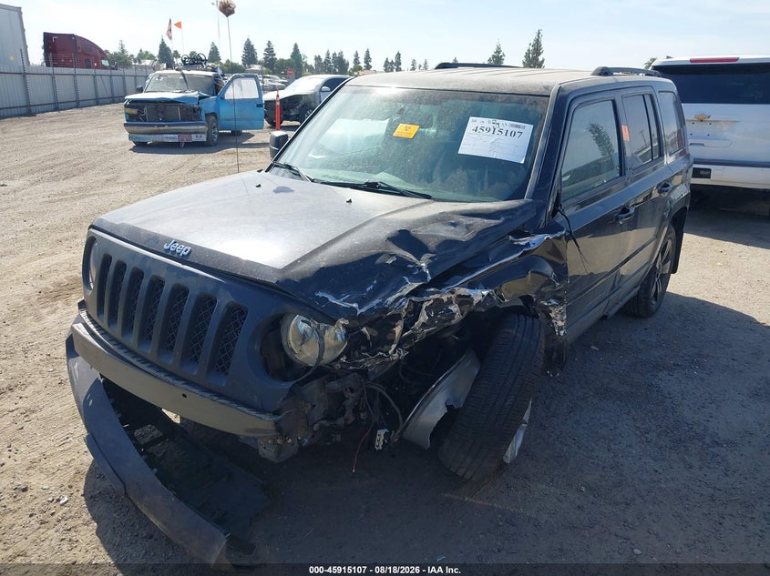 2014 Jeep Patriot Latitude, Front End, IAAI, VIN 1C4NJRFB6ED575879 — photo 2