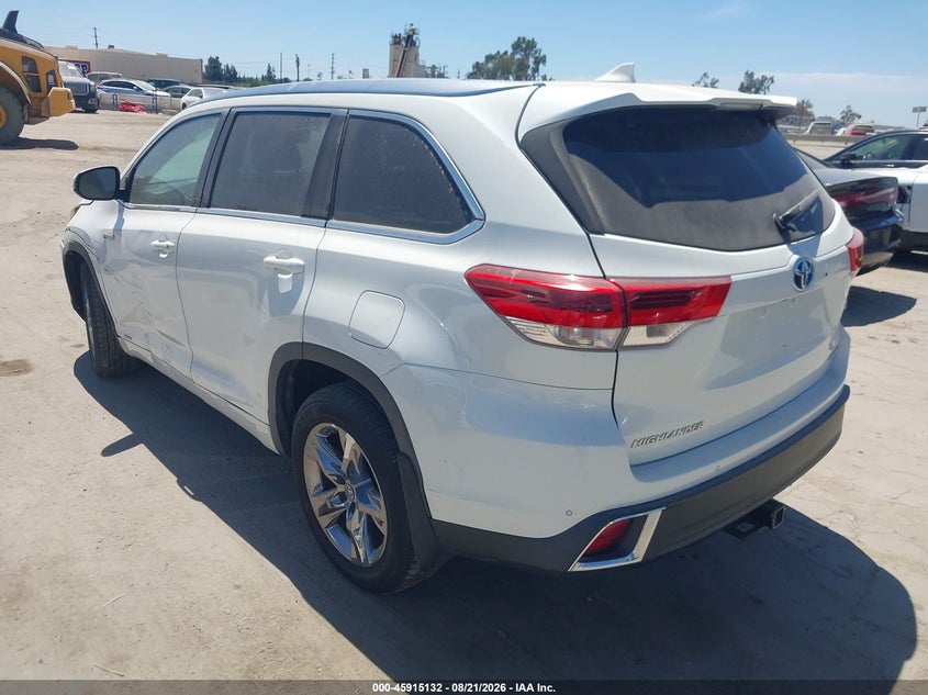 TOYOTA HIGHLANDER HYBRID 2019 VIN 5TDDGRFH0KS059077