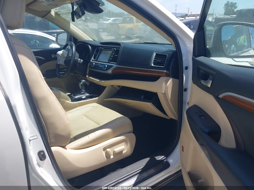 2019 TOYOTA HIGHLANDER SPORT UTILITY VEHICLE 3.5L V-6 DI, DOHC, VVT, REGULAR , 231HP