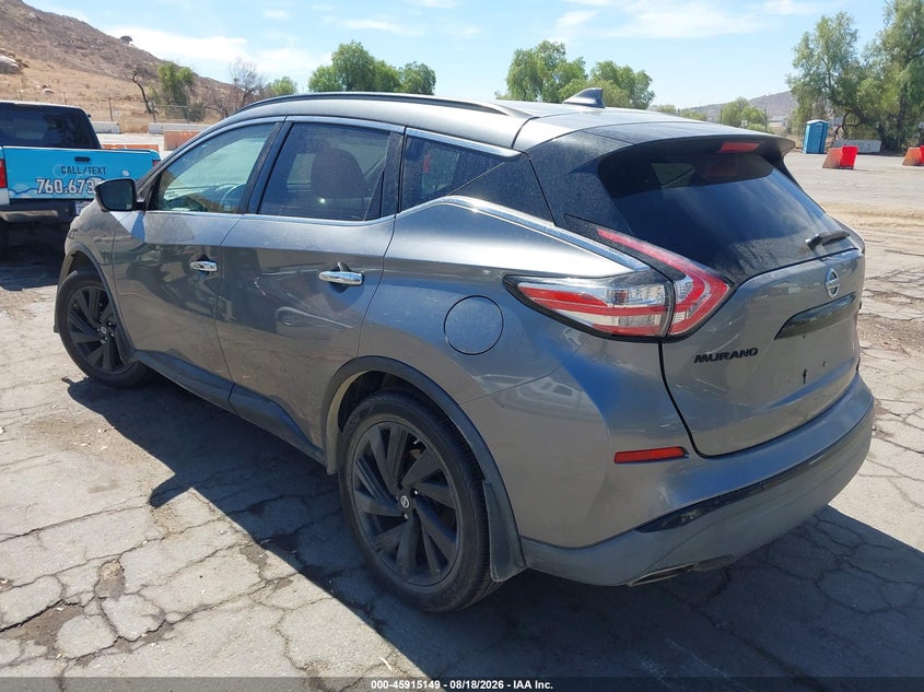 2018 NISSAN MURANO auction photo 3