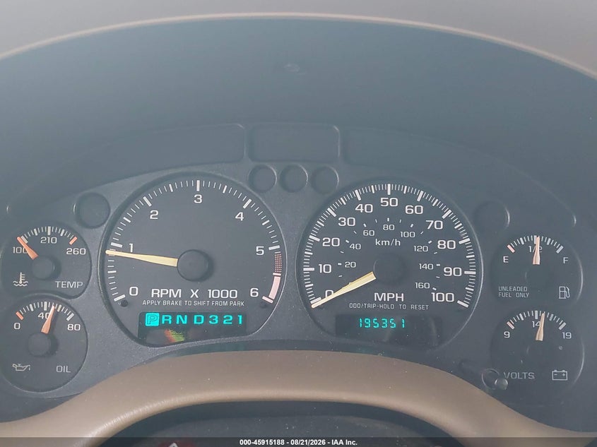 CHEVROLET BLAZER 1999 VIN 1GNDT13W3X2205557