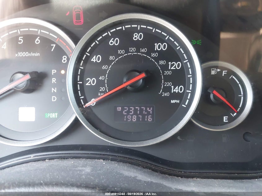 2006 SUBARU LEGACY SEDAN 3.0L H6 FI DOHC 24V F4