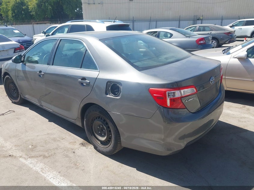 2012 TOYOTA CAMRY SEDAN 2.5L I-4 DOHC, VVT, 173HP