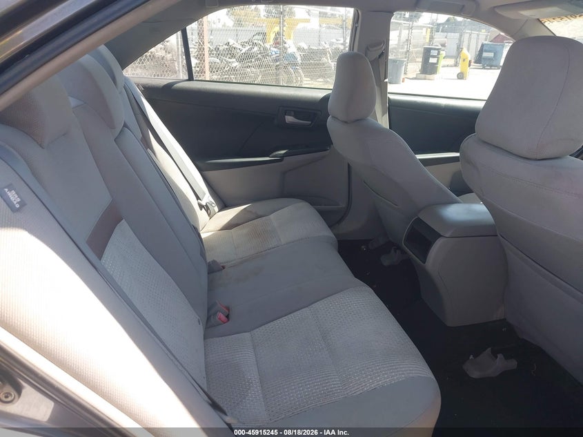 2012 TOYOTA CAMRY SEDAN 2.5L I-4 DOHC, VVT, 173HP