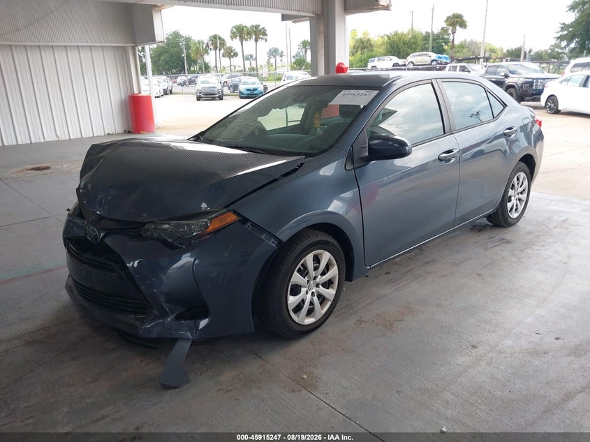 2019 Toyota Corolla, Front End, IAAI, VIN 2T1BURHE0KC199786 — photo 2