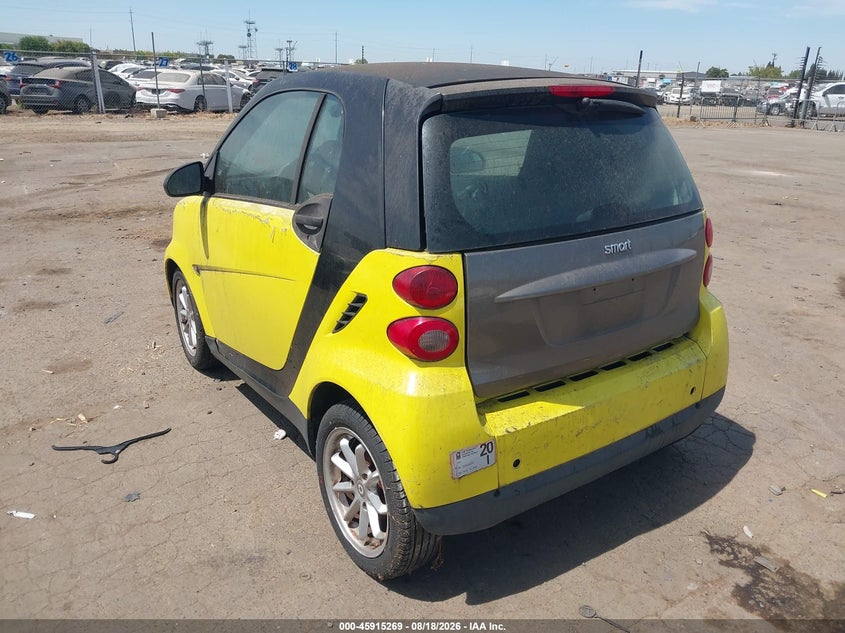 2008 SMART FORTWO auction photo 3