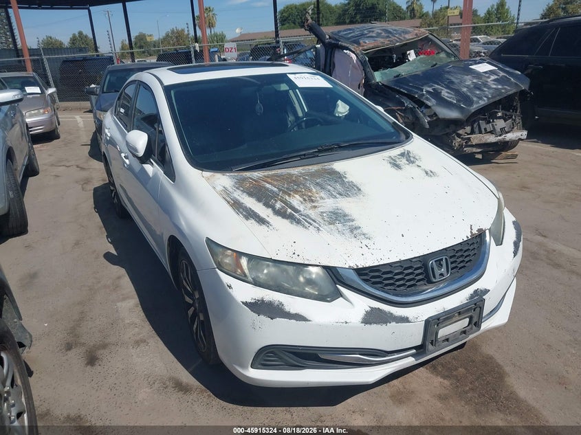 Vin: 19xfb2f99fe222798, lot: 46414392, honda civic ex-l 20151
