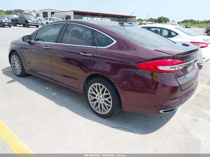 2017 FORD FUSION SEDAN 2.0L I-4 DI, DOHC, VVT, TURBO, 231HP