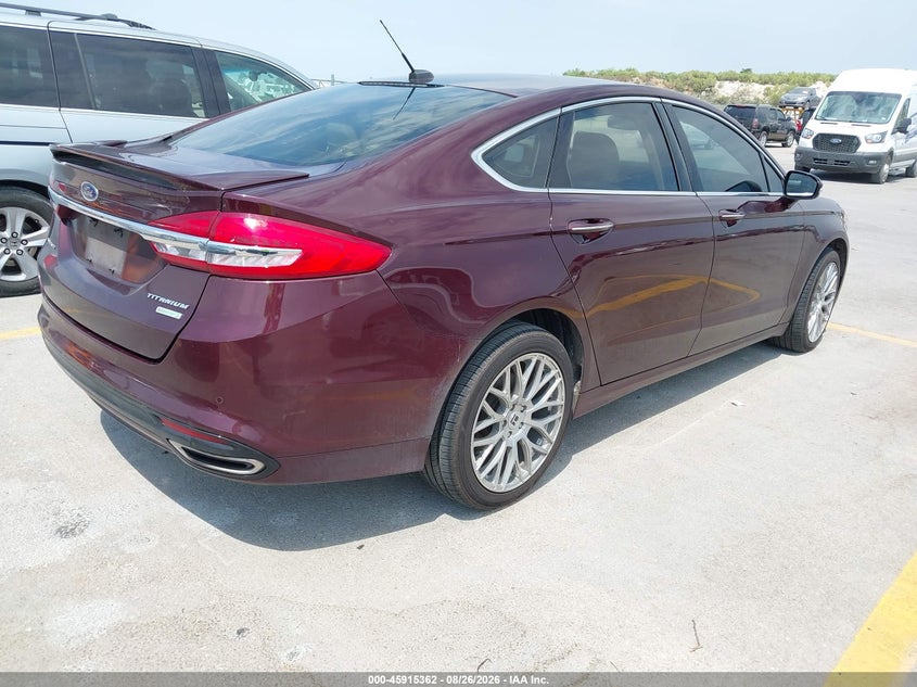 2017 FORD FUSION SEDAN 2.0L I-4 DI, DOHC, VVT, TURBO, 231HP