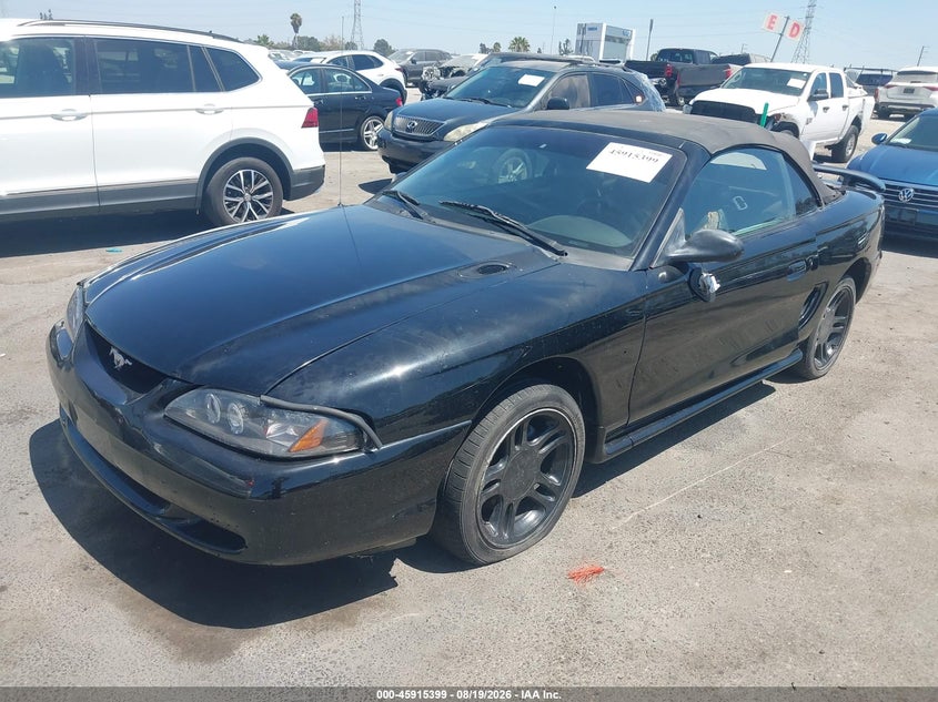 1998 Ford Mustang, Звичайний знос, IAAI, VIN 1FAFP45X4WF236343 — фото 2