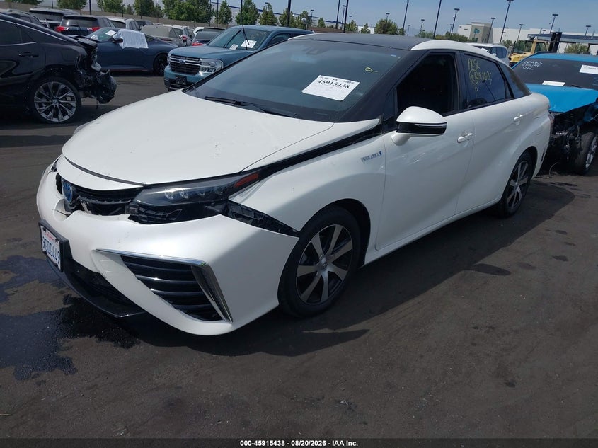 2019 Toyota Mirai, Удар спереду, IAAI, VIN JTDBVRBD7KA007183 — фото 2