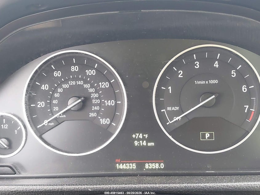 BMW 328I 2014 VIN WBA3B5C57EP544244