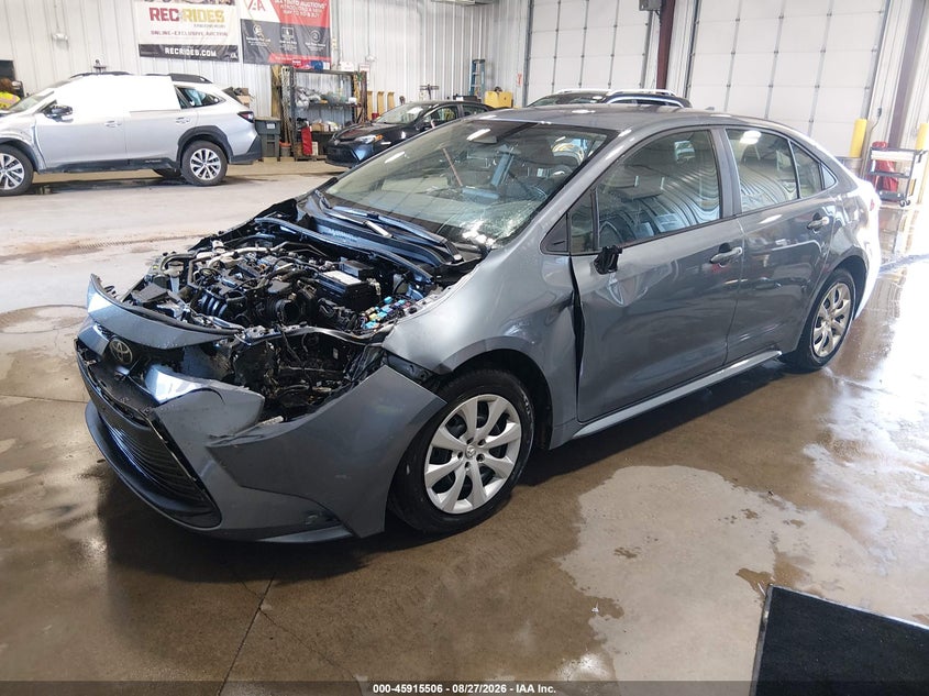 2025 Toyota Corolla, Front End, IAAI, VIN 5YFB4MDE8SP337230 — photo 2