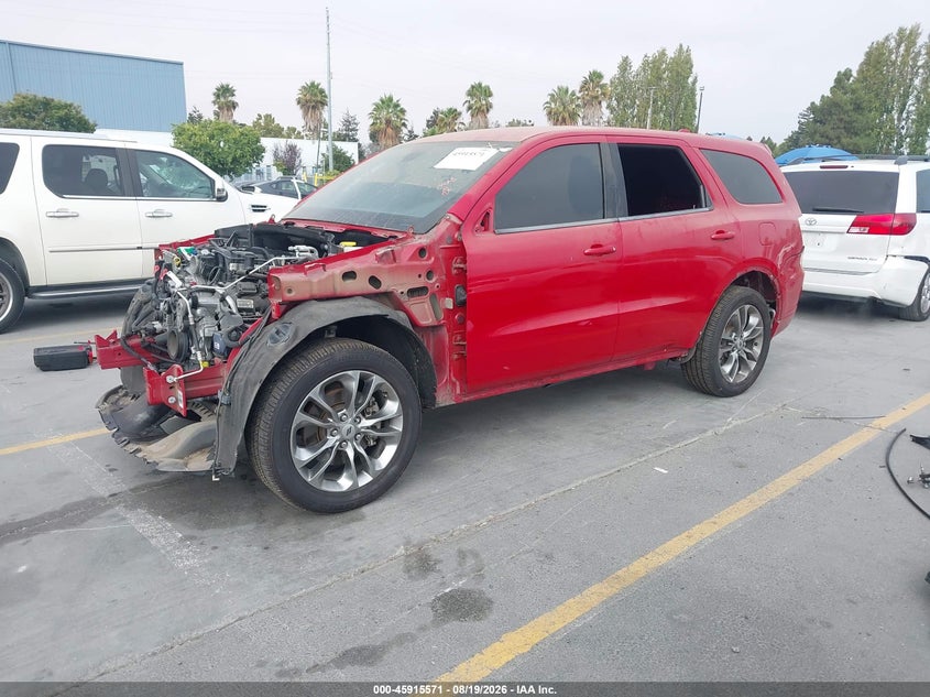 2019 Dodge Durango, Stripped, IAAI, VIN 1C4SDHCTXKC779507 — photo 2