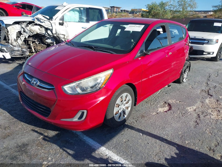 2017 Hyundai Accent, Left Rear, IAAI, VIN KMHCT5AE2HU323185 — photo 2
