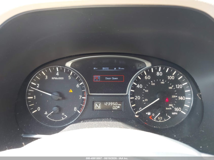 2015 NISSAN PATHFINDER SPORT UTILITY VEHICLE 3.5L V-6 DOHC, VVT, 260HP