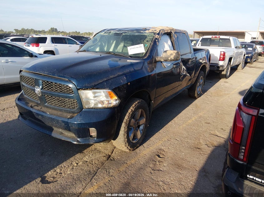 2019 RAM 1500, Rollover, IAAI, VIN 3C6RR7KT1KG664973 — photo 2
