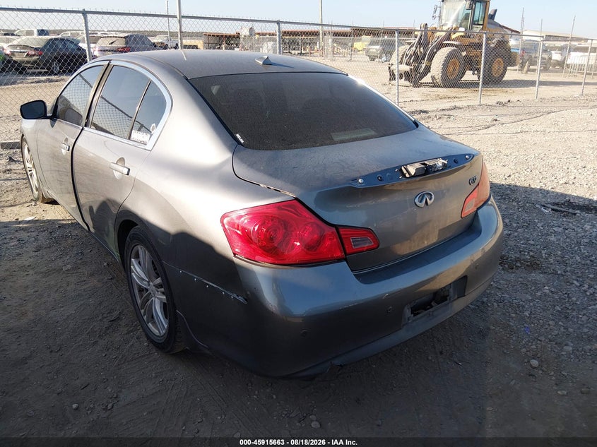 2011 INFINITI G37 auction photo 3