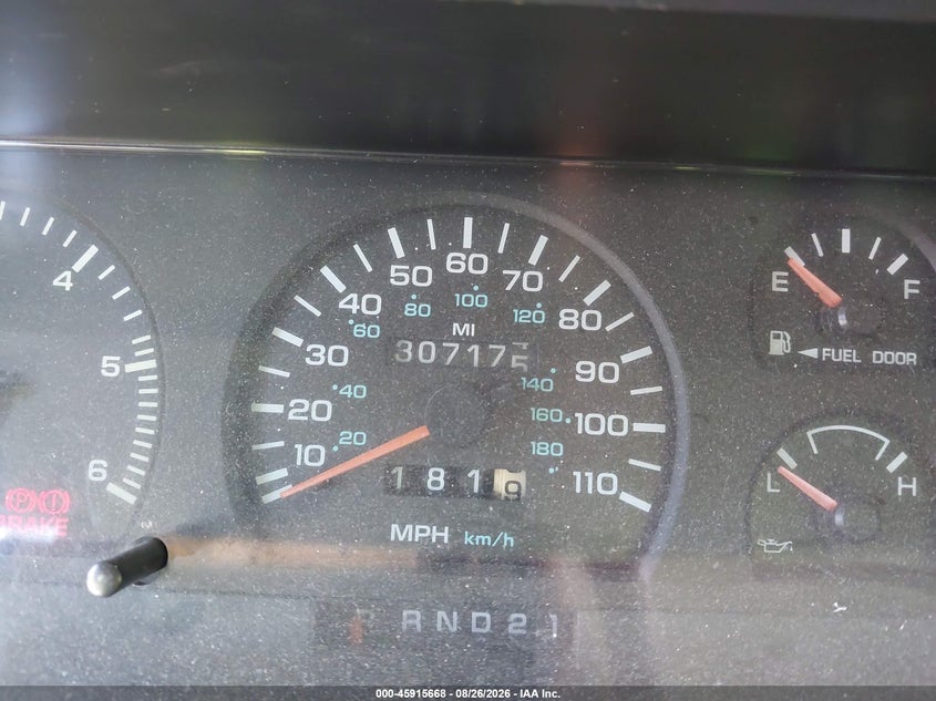 DODGE DAKOTA 1994 VIN 1B7GL23X6RS637597