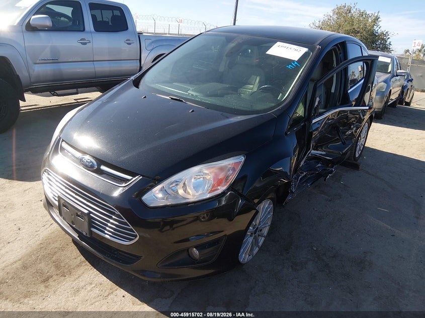 2015 Ford C-MAX, Left Side, IAAI, VIN 1FADP5BU4FL114333 — photo 2