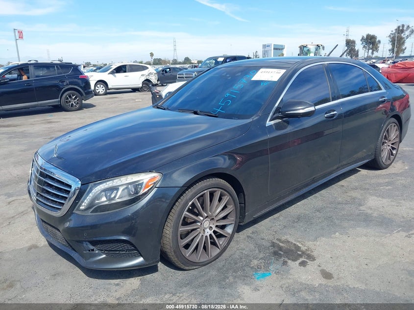 2015 MERCEDES-BENZ S 550 auction photo 2