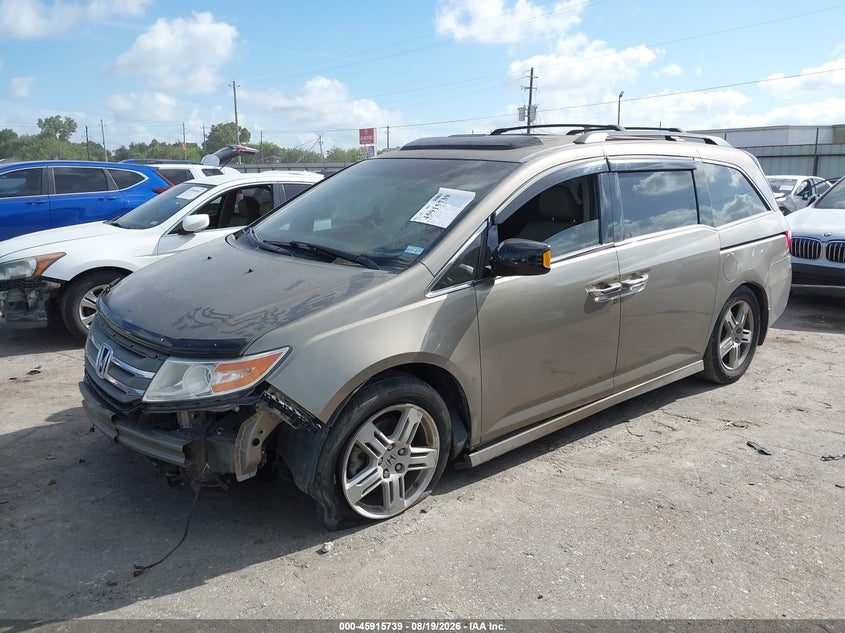 2012 Honda Odyssey, Правый бок, IAAI, VIN 5FNRL5H96CB081669 — фото 2