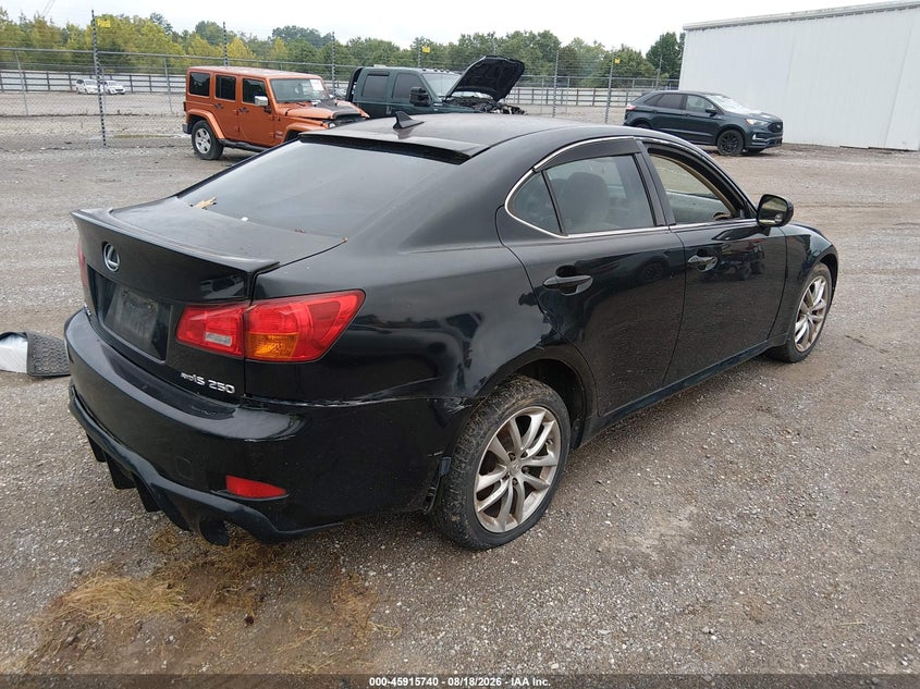 2008 LEXUS IS 250 auction photo 4