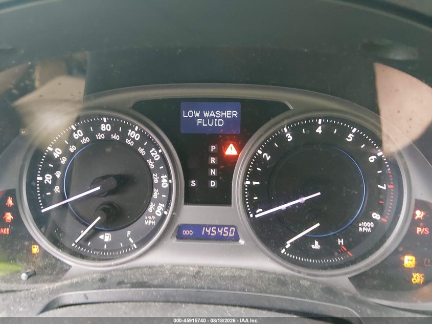 2008 LEXUS IS 250 auction photo 7