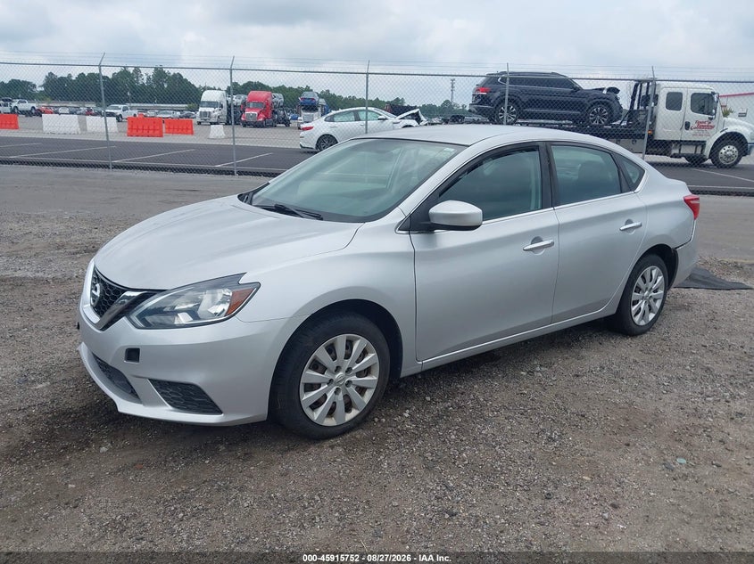 2019 Nissan Sentra, Звичайний знос, IAAI, VIN 3N1AB7AP6KY352885 — фото 2