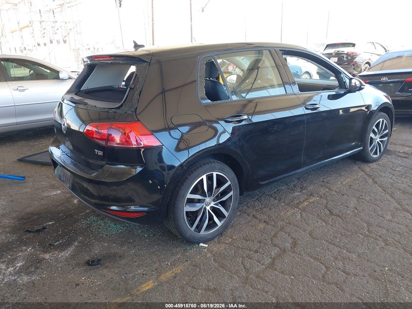 VOLKSWAGEN GOLF 2016 VIN 3VW217AU7GM020976