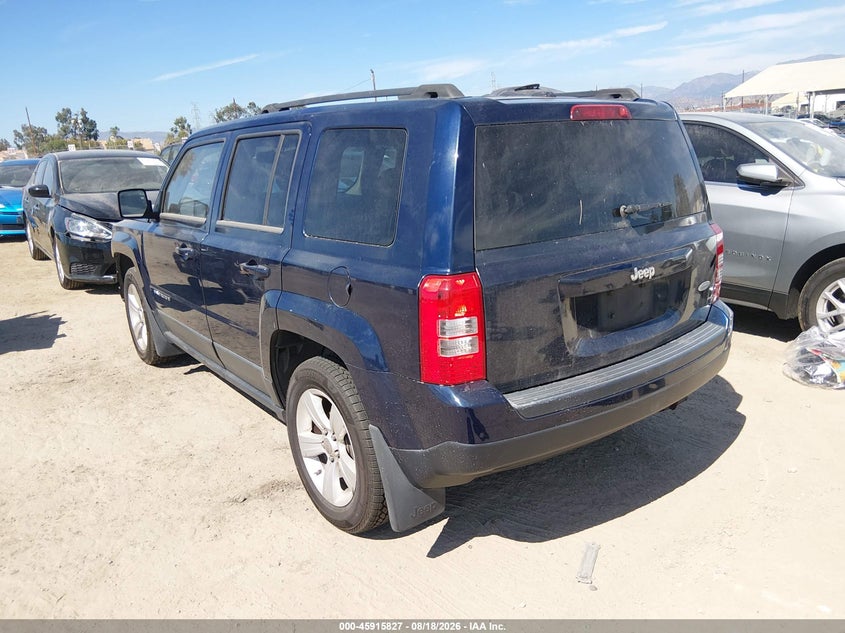 2012 JEEP LIBERTY (PATRIOT) SPORT UTILITY VEHICLE 2.0L I-4 DOHC, VVT, 158HP