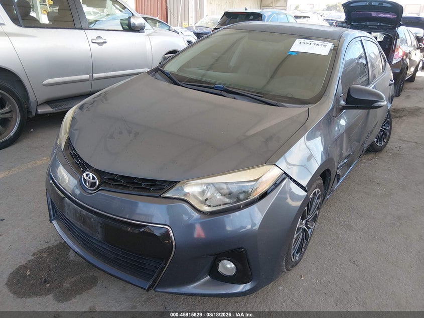 2016 Toyota Corolla, Левый бок, IAAI, VIN 5YFBURHE9GP366444 — фото 2
