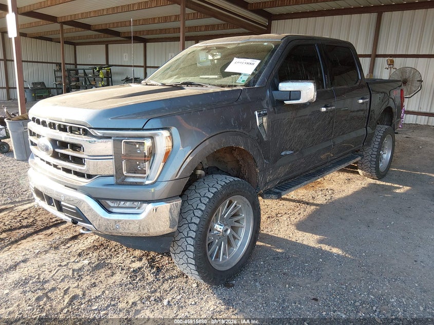 2022 Ford F-150, Frame, IAAI, VIN 1FTEW1EP8NFB34274 — photo 2