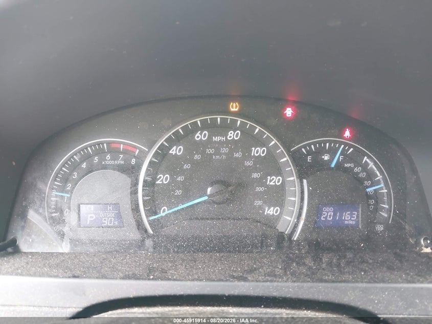 TOYOTA CAMRY 2012 VIN 4T4BF1FK9CR206759