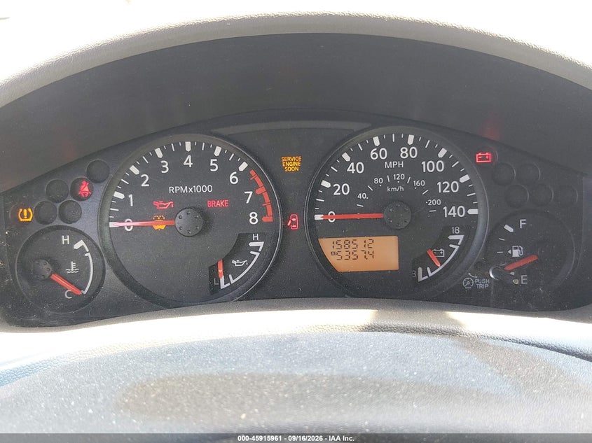 NISSAN XTERRA 2008 VIN 5N1AN08UX8C503764