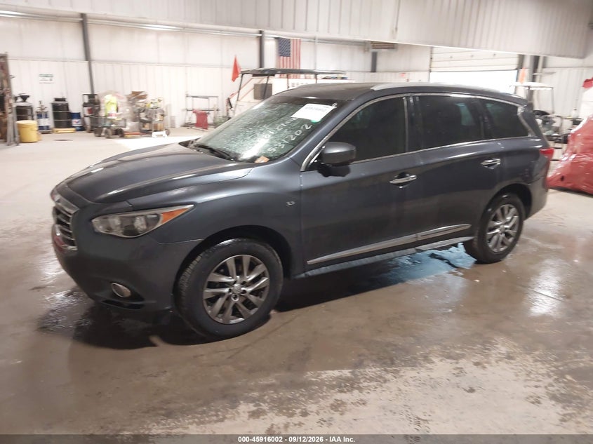 Vin: 5n1al0mmxec531202, lot: 46415090, infiniti qx60 20142