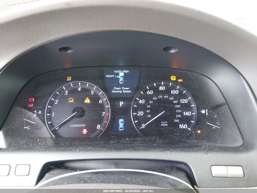 LEXUS LS 460 2009 VIN JTHGL46F595036595