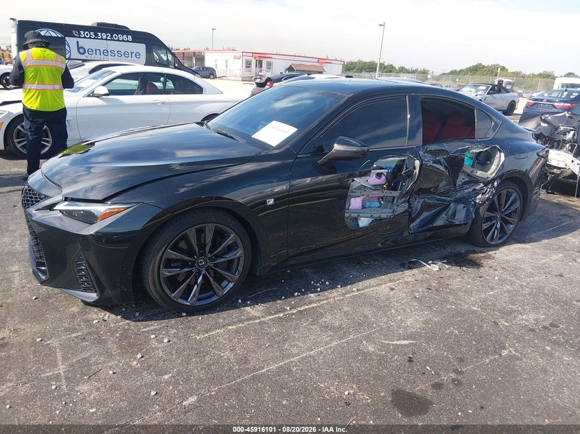 2025 Lexus IS, Left Side, IAAI, VIN JTHGZ1B24S5088807 — photo 2
