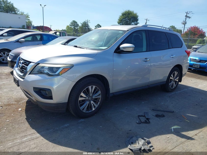 NISSAN PATHFINDER 2017 VIN 5N1DR2MM8HC697973