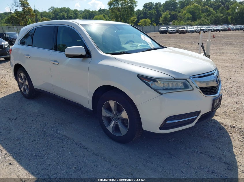 2014 ACURA MDX auction photo 1