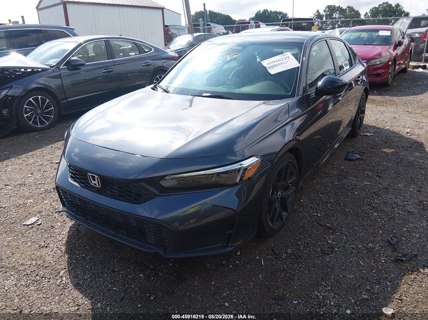 2025 Honda Civic, Right Side, IAAI, VIN 2HGFE2F56SH547686 — photo 2