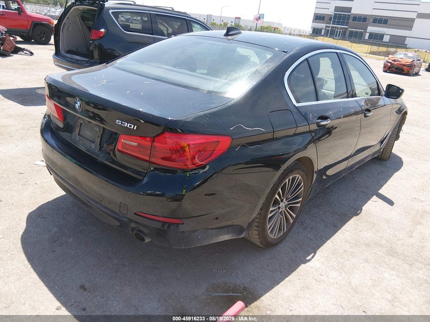 Vin: wbaja5c50jg899745, lot: 46415321, bmw 530i 20184