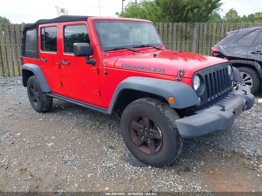2016 JEEP WRANGLER UNLIMITED auction photo 1
