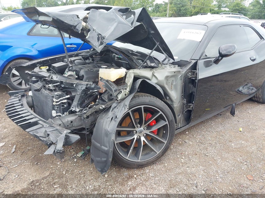 2018 Dodge Challenger, Front End, IAAI, VIN 2C3CDZFJ4JH155190 — photo 2