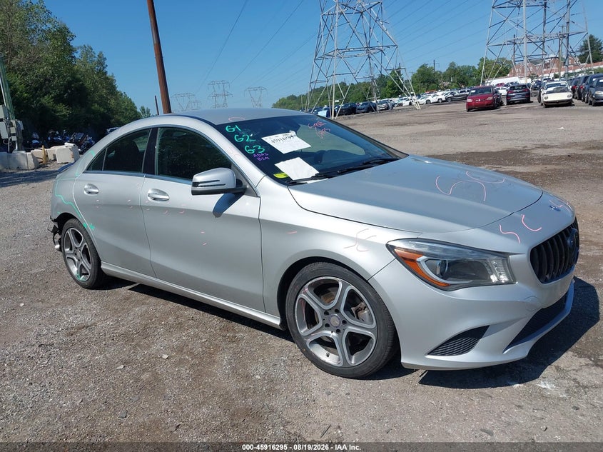2014 Mercedes-Benz Cla 250, Rear, IAAI, VIN WDDSJ4EB0EN046645