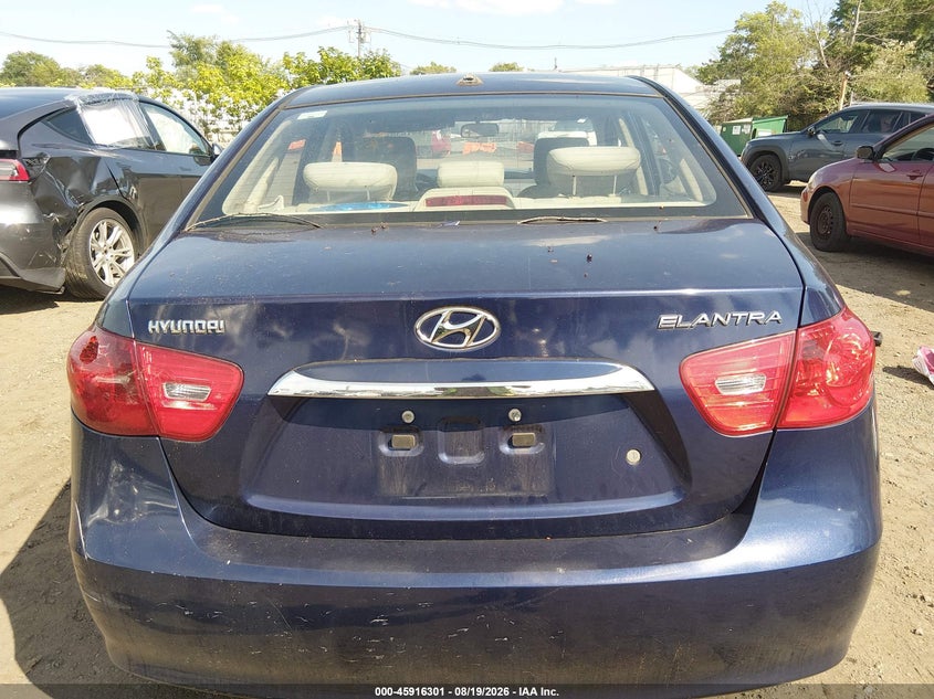 HYUNDAI ELANTRA 2010 VIN KMHDU4ADXAU130470
