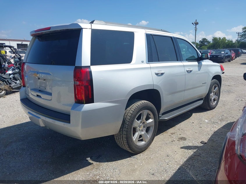 Vin: 1gnskbkc4fr744024, lot: 46415414, chevrolet tahoe lt 20154