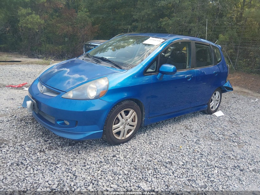 2008 Honda Fit, Удар ззаду, IAAI, VIN JHMGD386X8S021126 — фото 2