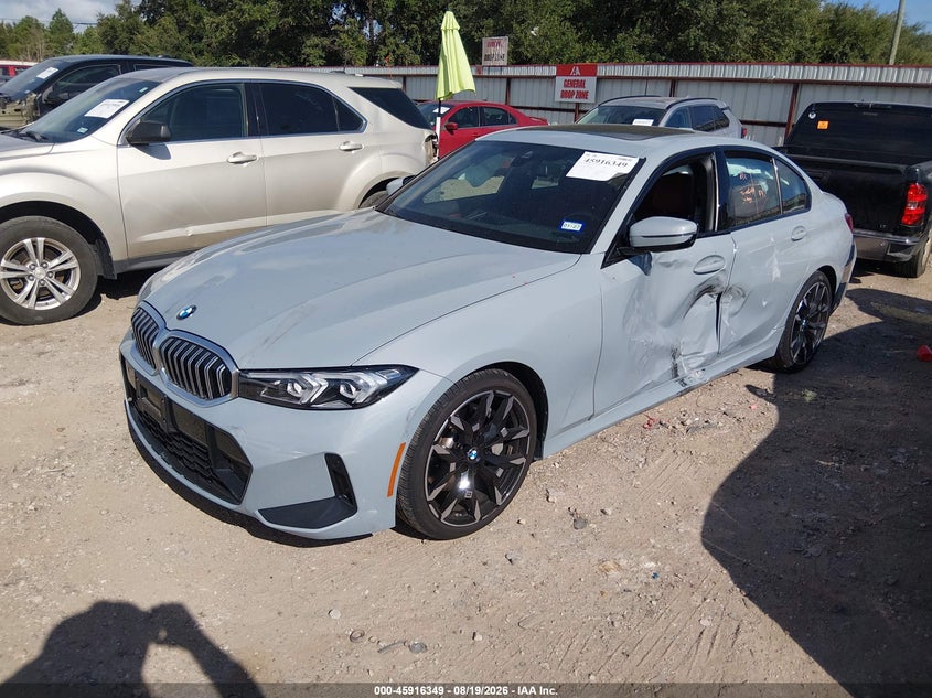 2026 BMW 3er, Left Side, IAAI, VIN 3MW89CW04T8G10296 — photo 2
