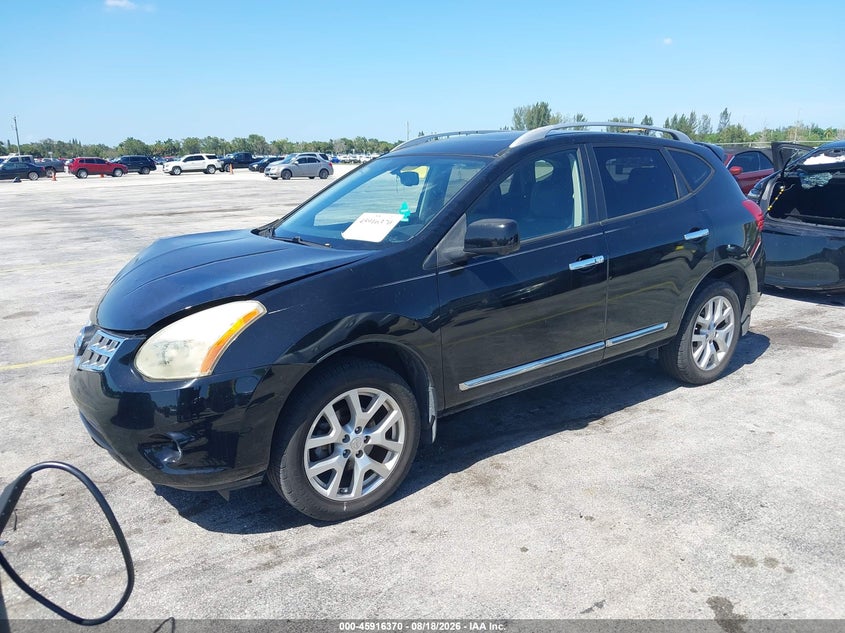 2012 Nissan Rogue, Rear, IAAI, VIN JN8AS5MT5CW265146 — photo 2